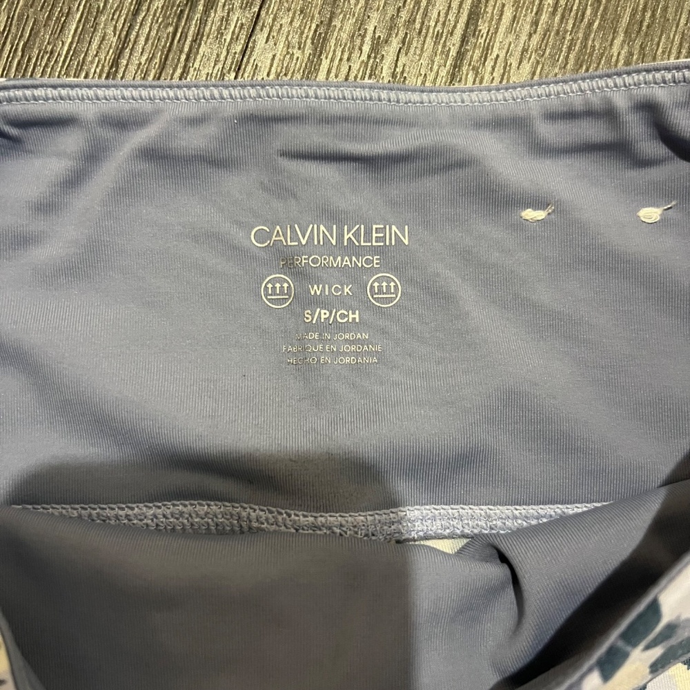 Calvin Klein Performance Purple Leopard Print Leg… - image 3